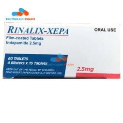 Thuốc Rinalix-Xepa - Hộp 4 vỉ x 15 viên
